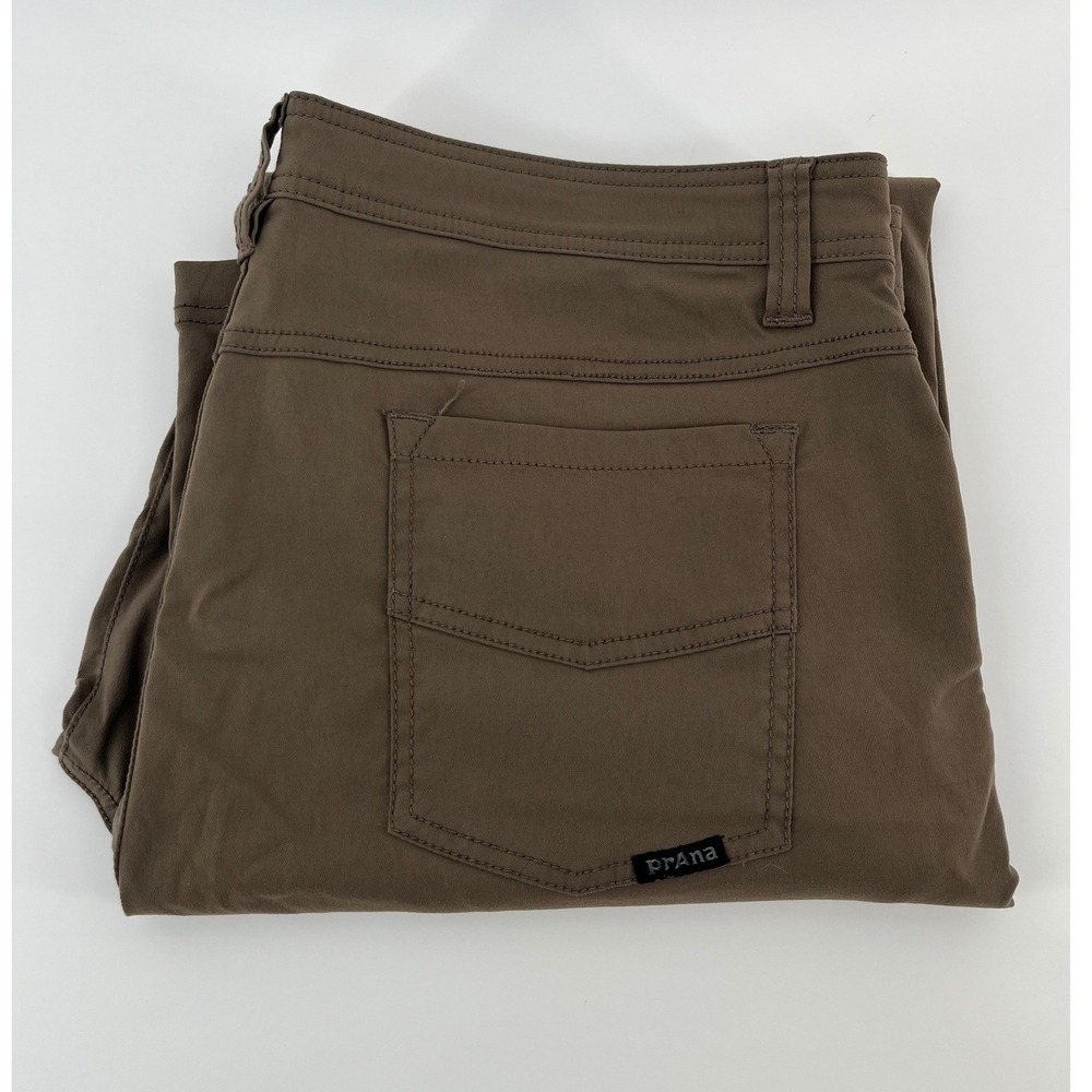 prAna Brion Pant Mens 38x30 Brown Slim Fit Stretch Zion M4BN30312